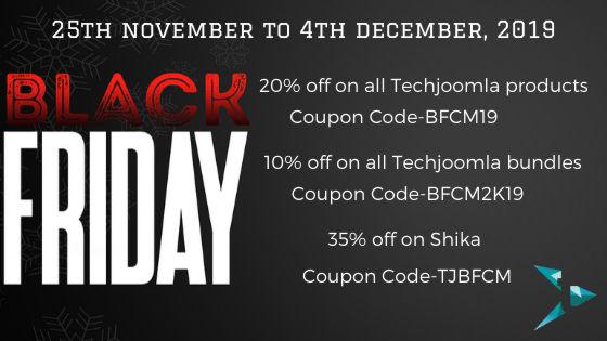 Techjoomla Black Friday and Cyber Monday 2019 deal 35