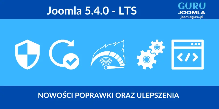 Joomla 5.4.0 - opis zmian - auto aktualizacja