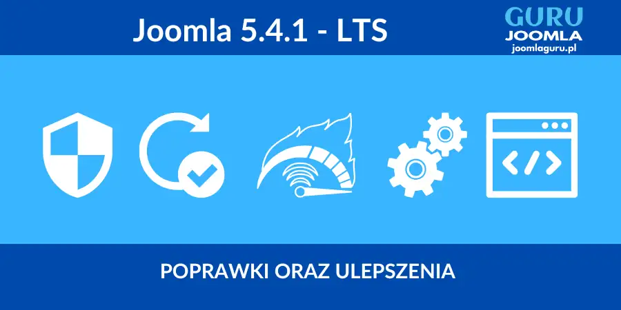 Joomla 5.4.1 - opis zmian - auto aktualizacja