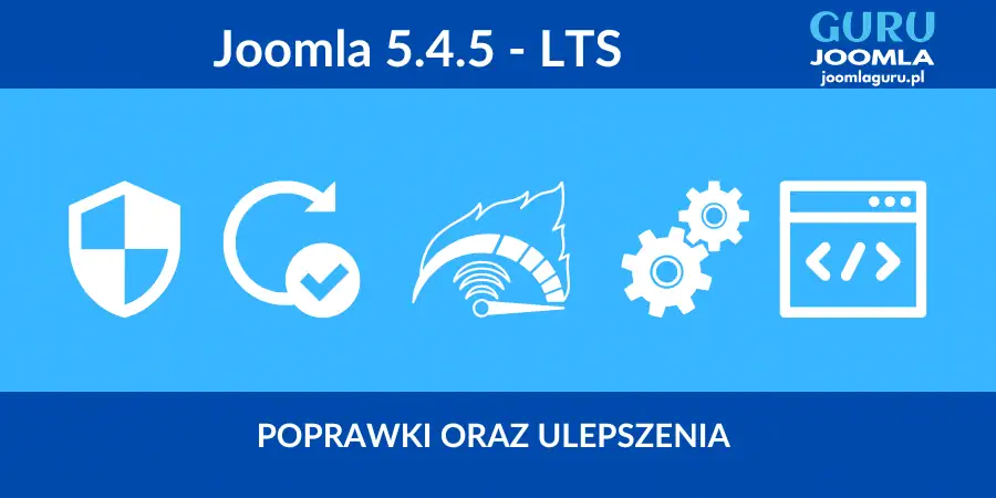 Joomla 5.4.5 - opis zmian