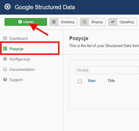 Google Structured Data pozycje - Poradnik po lepszym SEO w JOOMLA