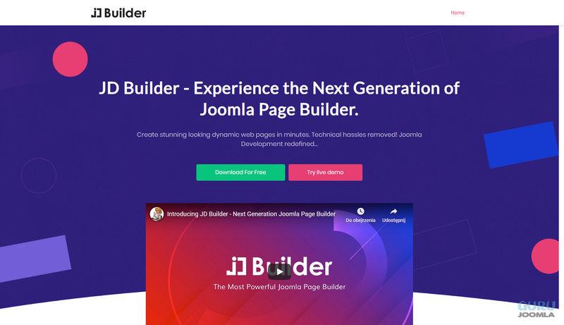 joomdev com jd builder 2019 darmowy szablon dla joomla 3