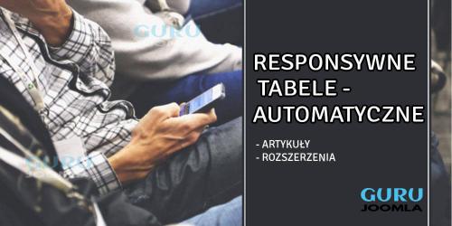 Responsywne tabele automatyczne