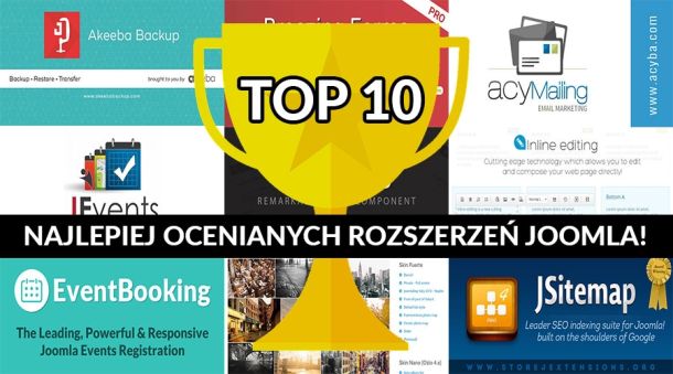 TOP 10 Najlepiej ocenianych rozszerzeń JOOMLA!