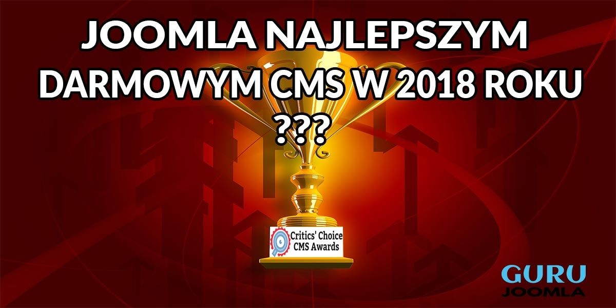 JOOMLA NAJLEPSZYM CMS W 2018 ROKU