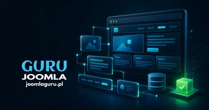 Budowa strony w CMS Joomla: artykuły, obrazy, menu i baza danych