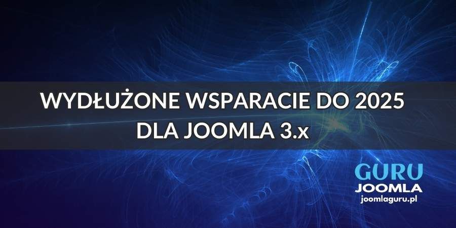 Wydłużone wsparcie do 2025 dla Joomla 3.x z małym haczykiem