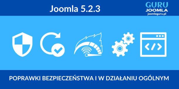 Joomla 5.2.3 - opis zmian