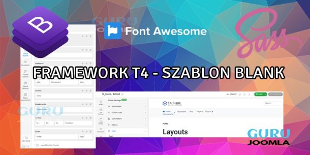 Joomlart nową wersja frameworka T4 i szablonu BLANK