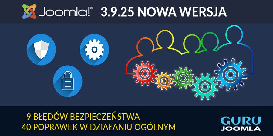 Nowa wersja JOOMLA 3.9.25 - Opis zmian