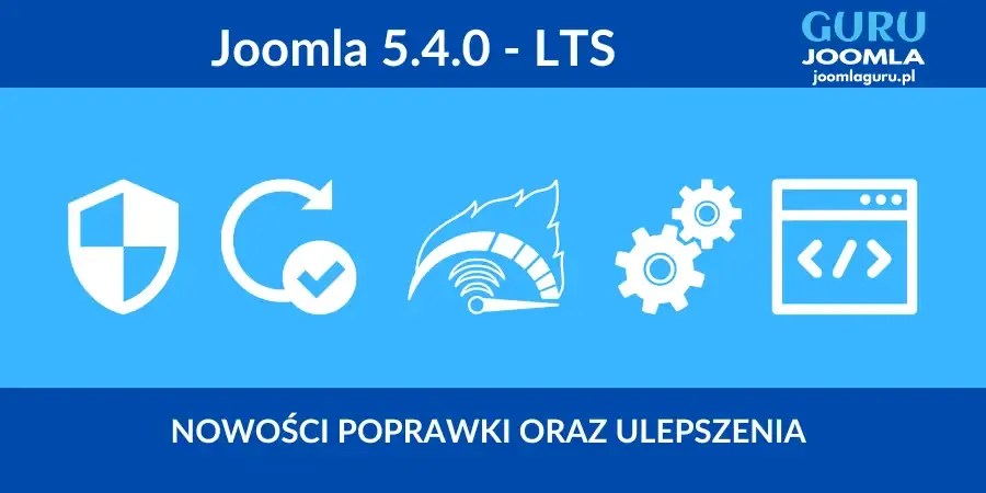 Joomla 5.4.0 - opis zmian - auto aktualizacja