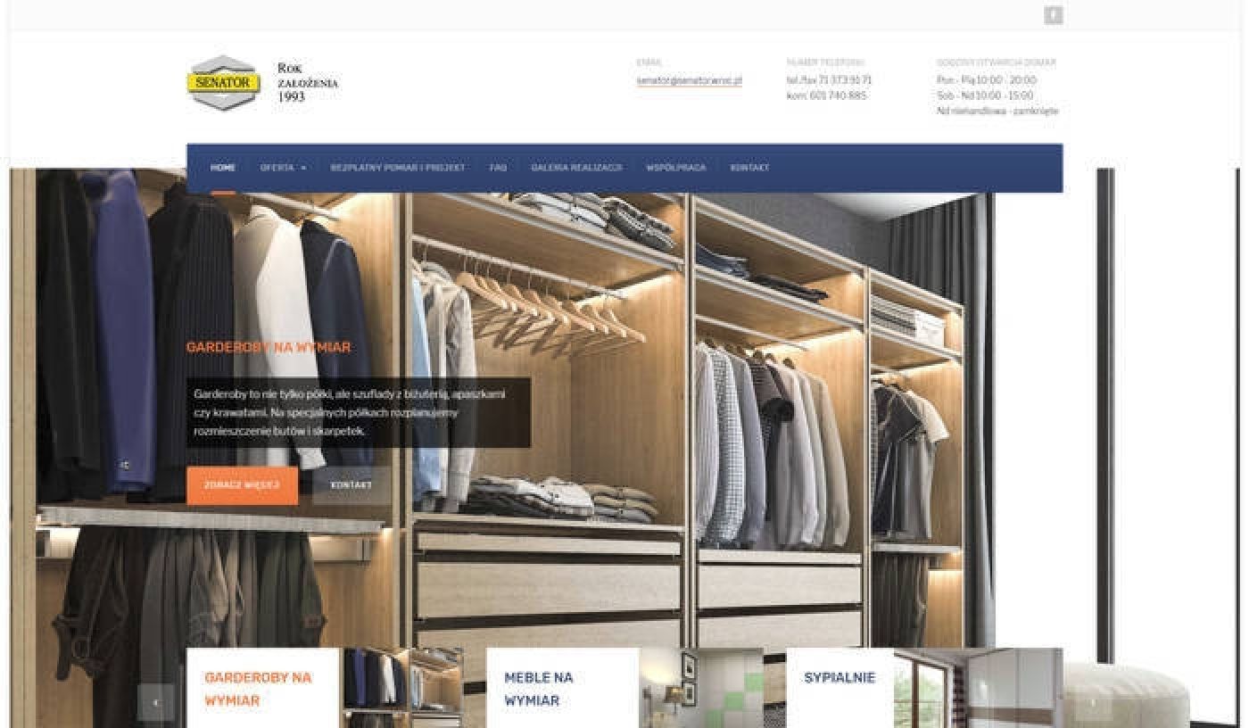 Strona firmowa Senator Wrocław