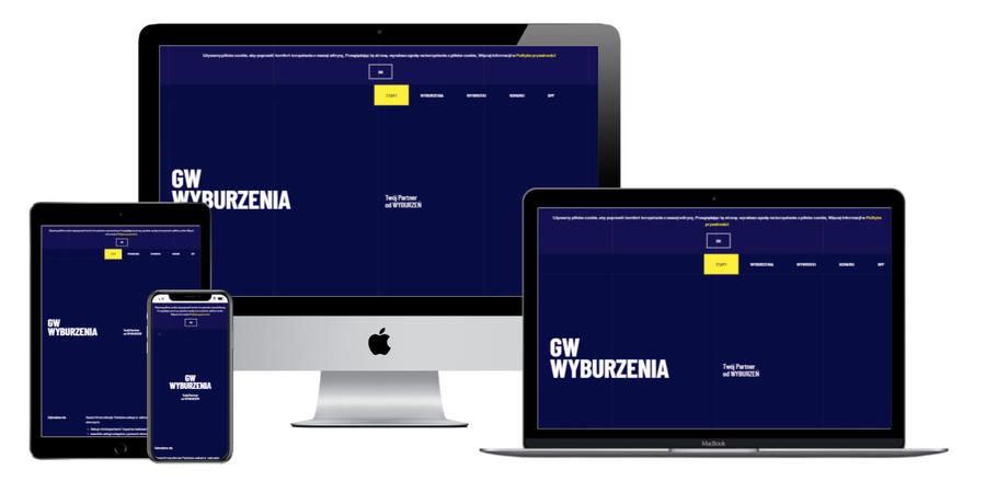 GW Wyburzenia - wykonanie strony Joomla